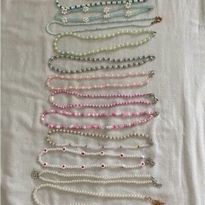 Elegant Multi-Color Beaded Necklace Set